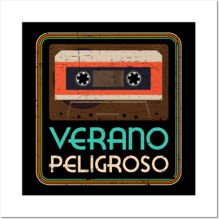 Verano Peligroso - vintage design Posters and Art